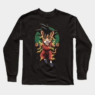 Son Goku Cat Saiyan Long Sleeve T-Shirt